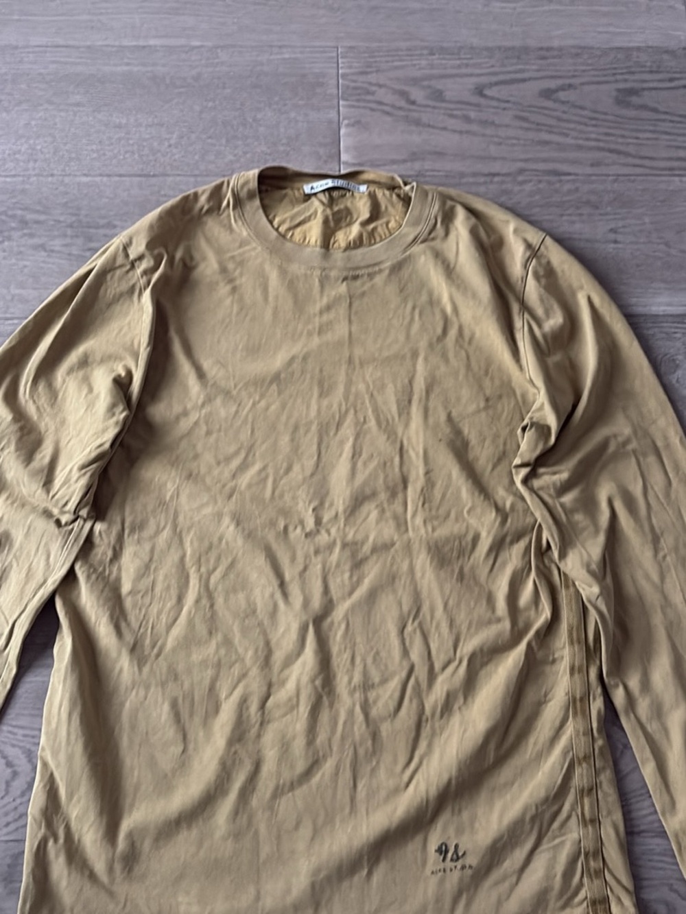 Acne Studios Tan Crewneck Tee